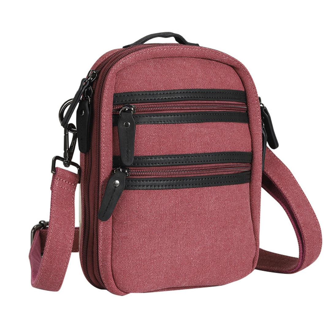 Concealed Carry Unisex Jax Canvas Crossbody by DS Conceal