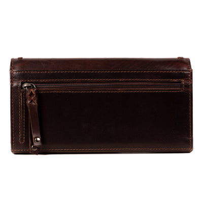 Hope RFID Leather Laced Wallet by Lady Conceal