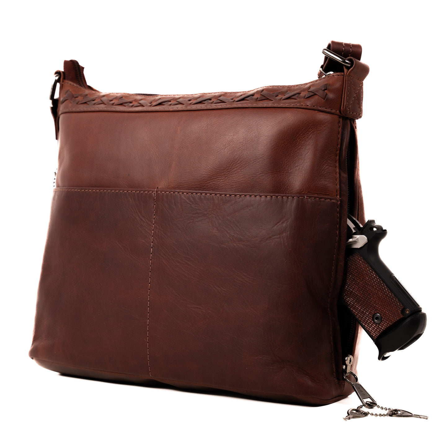 Concealed Carry Faith Leather Crossbody by Lady Conceal