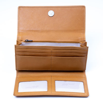 Hope RFID Leather Laced Wallet by Lady Conceal