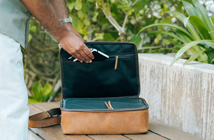 Leather CPAP Travel Bag