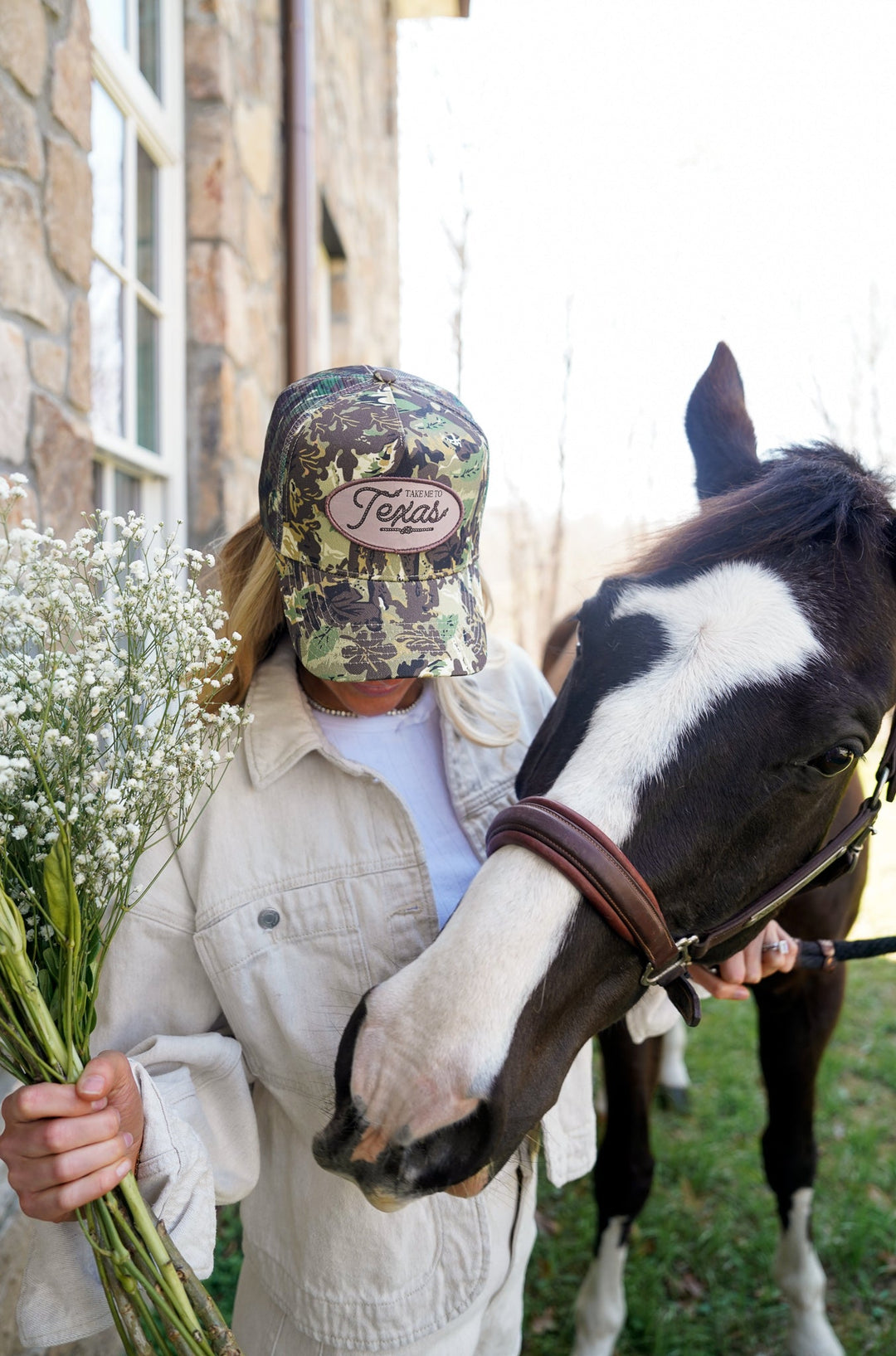 Take me to Texas - Camo Vintage Trucker Hat