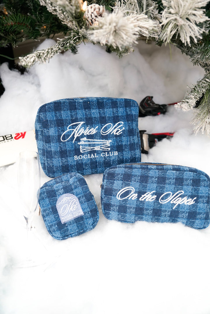 Apres Ski Social Club - Navy Plaid XL Bag