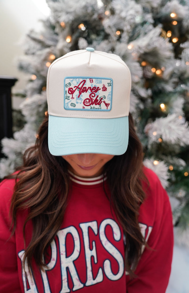Apres Ski - Baby Blue Vintage Trucker Hat