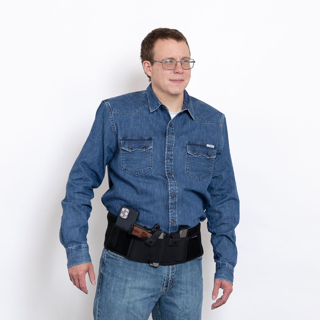 Neoprene Belly Band Holster for Concealed Carry — Comfortable, Adjustable CCW Band for Women and Men