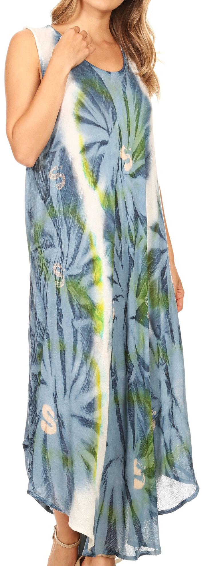 Sakkas Starlight Caftan Tank Dress / Cover Up