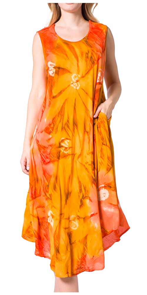 Sakkas Starlight Caftan Tank Dress / Cover Up