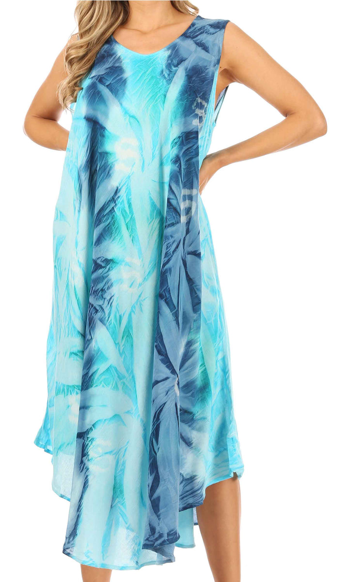 Sakkas Starlight Caftan Tank Dress / Cover Up