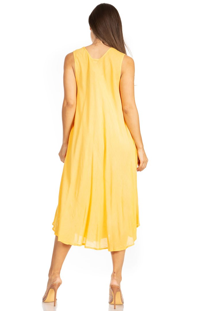 Sakkas Everyday Essentials Caftan Tank Dress / Cover Up