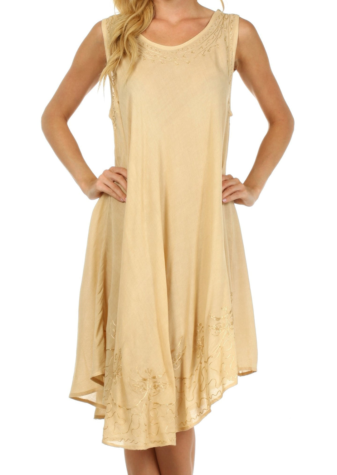 Sakkas Everyday Essentials Caftan Tank Dress / Cover Up