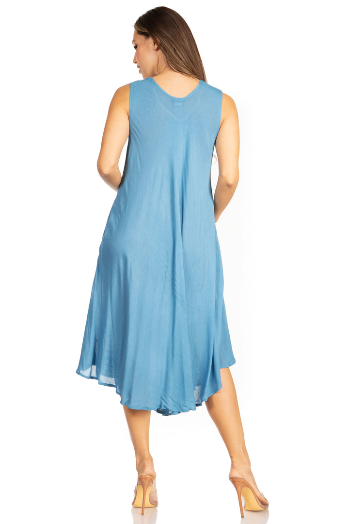 Sakkas Everyday Essentials Caftan Tank Dress / Cover Up