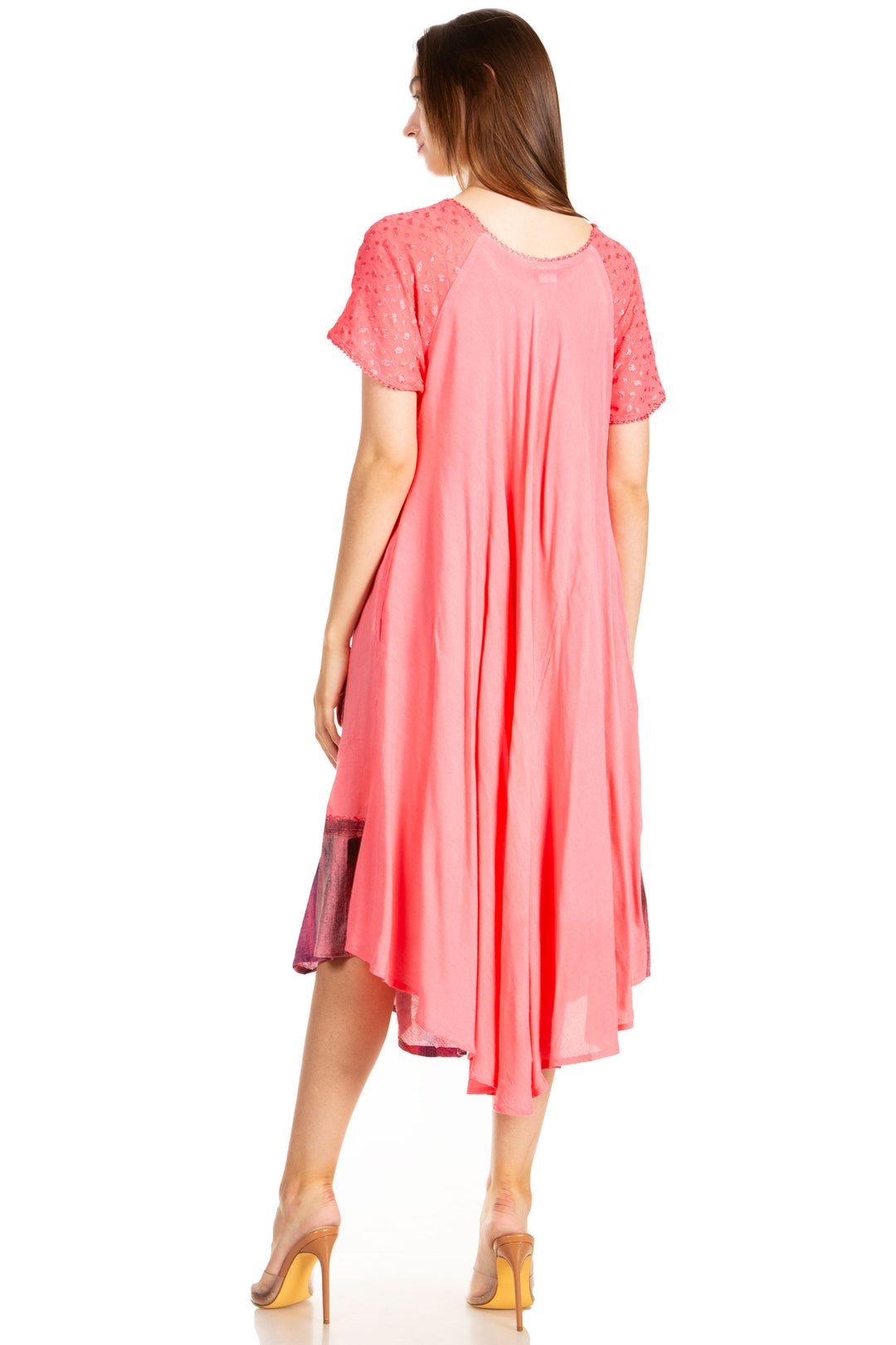 Sakkas Kai Palm Tree Caftan Tank Dress / Cover Up