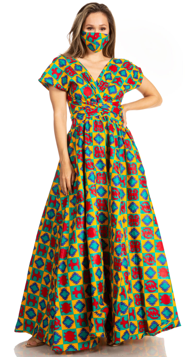 Sakkas Sandy Sexy Backless Year Around Long Maxi Infinity Dress Many Ways To Wear