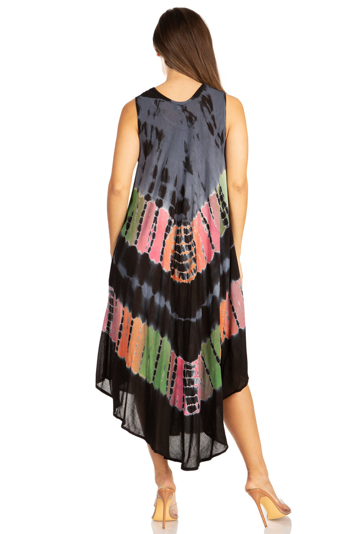 Sakkas Tasanee Caftan Tank Dress / Cover Up