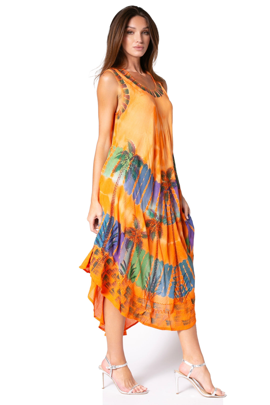 Sakkas Tasanee Caftan Tank Dress / Cover Up