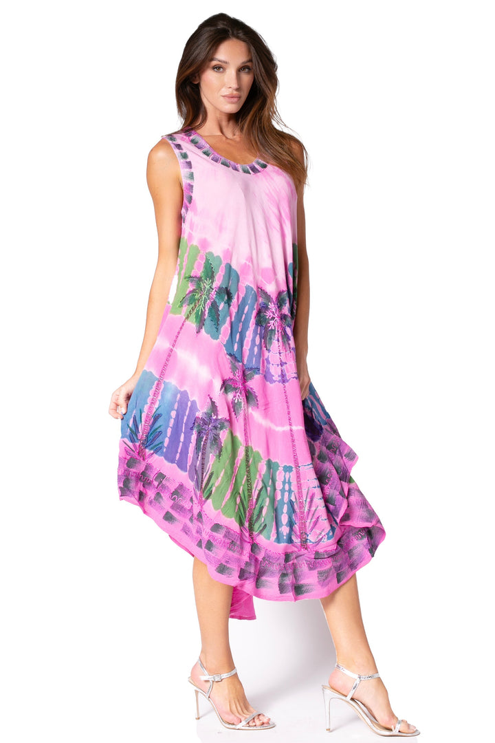 Sakkas Tasanee Caftan Tank Dress / Cover Up