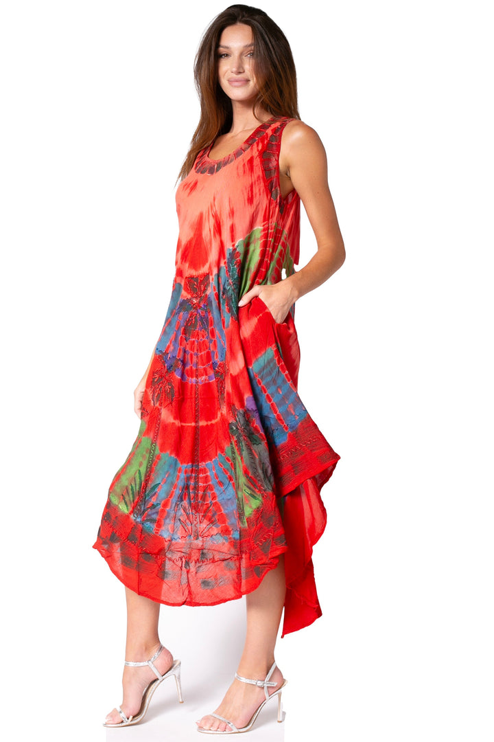 Sakkas Tasanee Caftan Tank Dress / Cover Up
