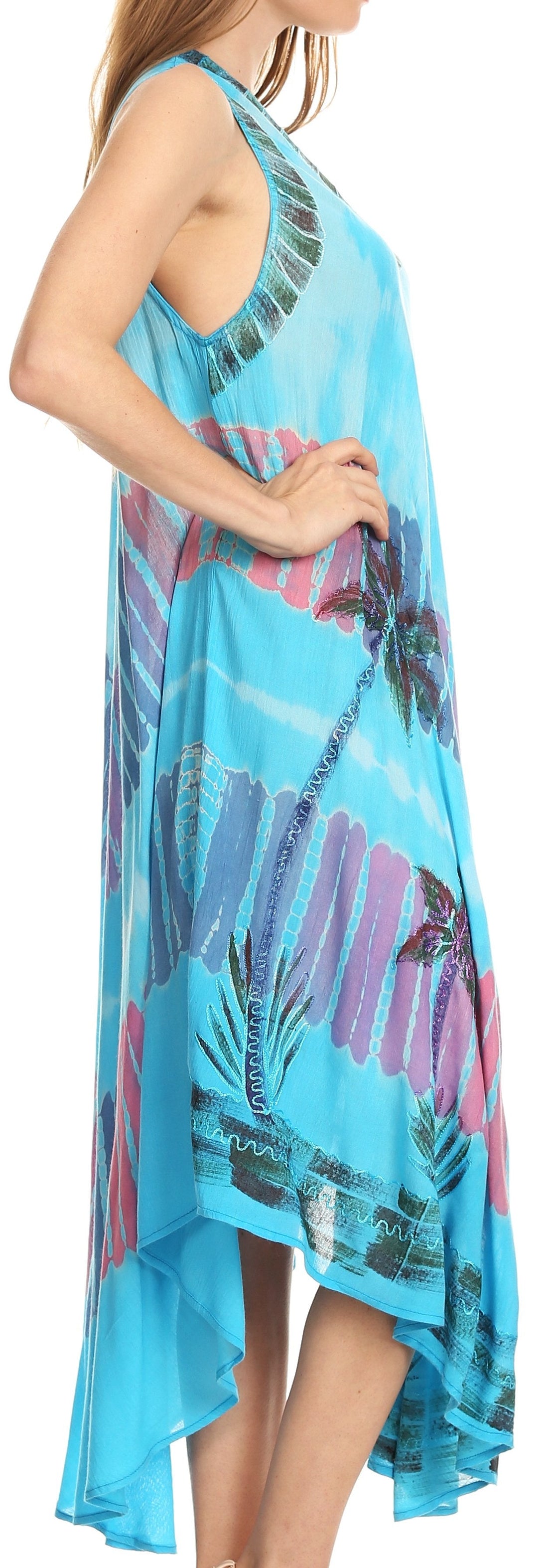 Sakkas Tasanee Caftan Tank Dress / Cover Up