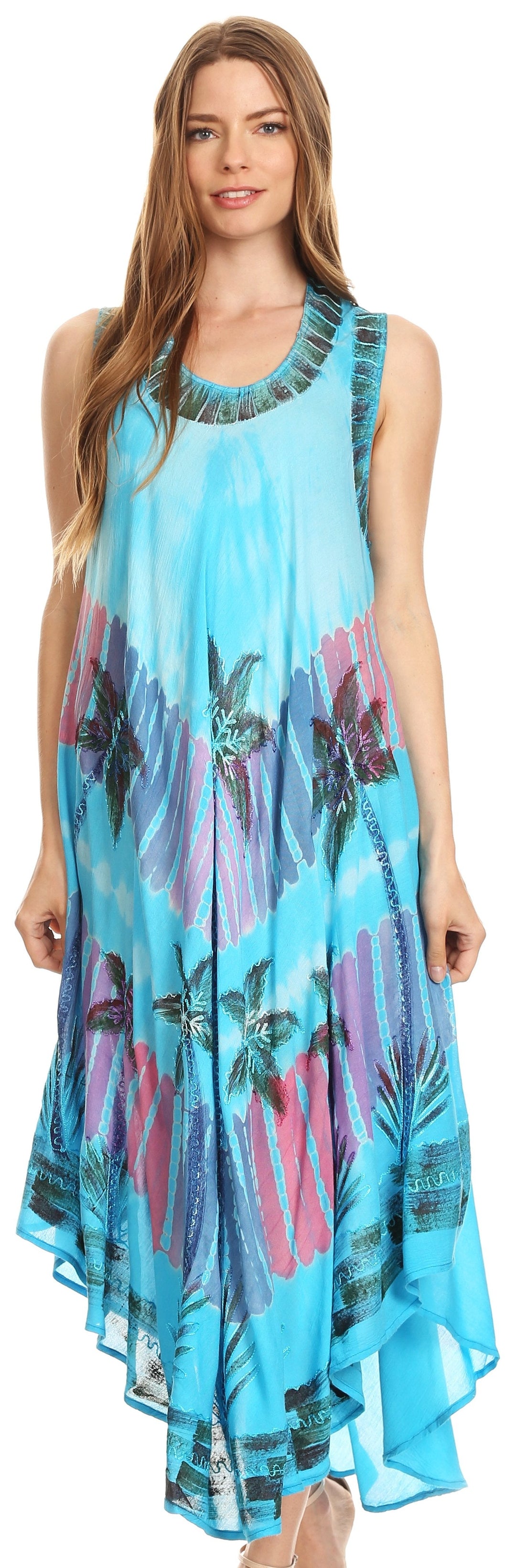 Sakkas Tasanee Caftan Tank Dress / Cover Up
