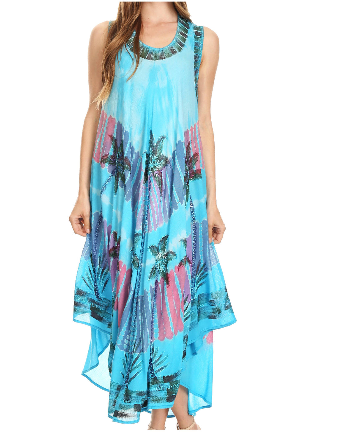 Sakkas Tasanee Caftan Tank Dress / Cover Up