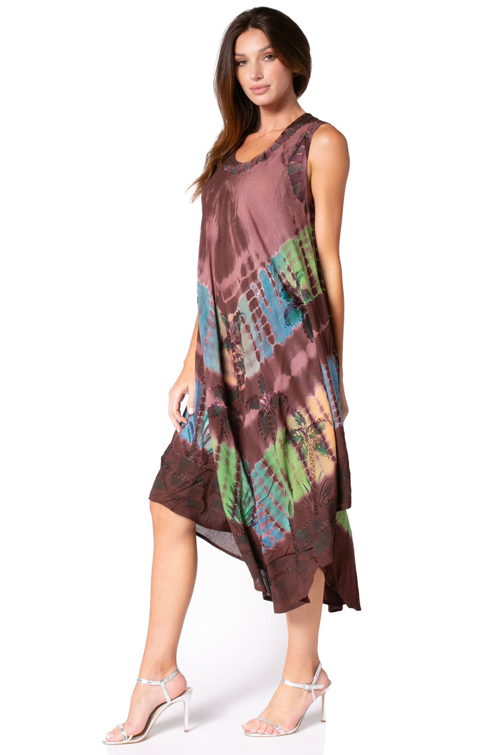 Sakkas Tasanee Caftan Tank Dress / Cover Up