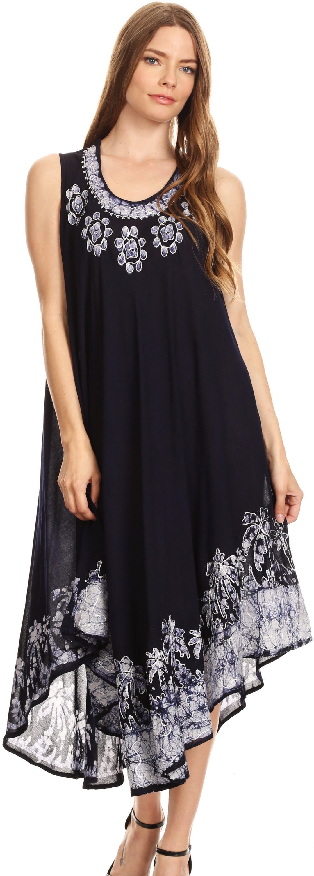 Sakkas Sundari Caftan Tank Dress / Cover Up