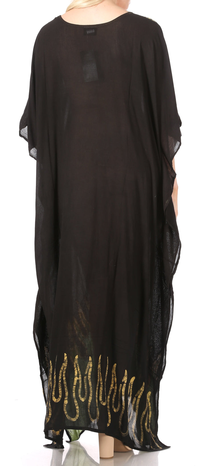 Sakkas Leonor Women's Boho Casual Long Maxi Caftan Dress Kaftan Cover-up LougeWear