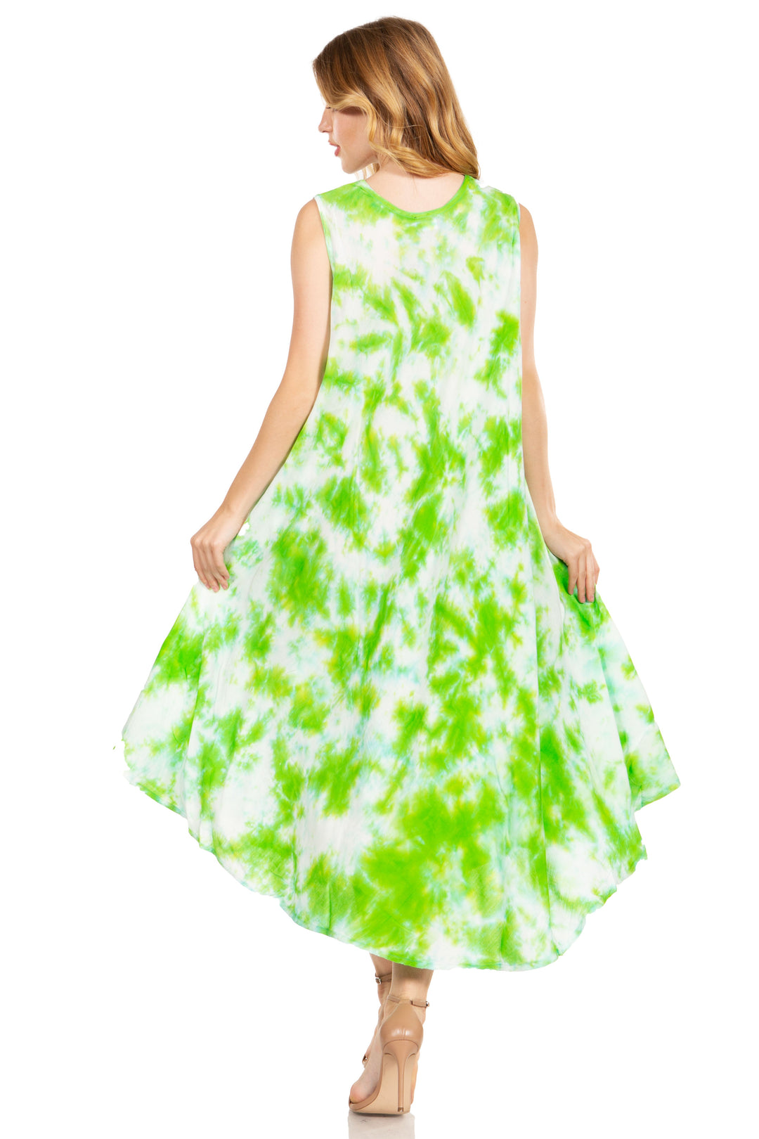 Sakkas Starlight Third Tie Dye Caftan Dress: Women&