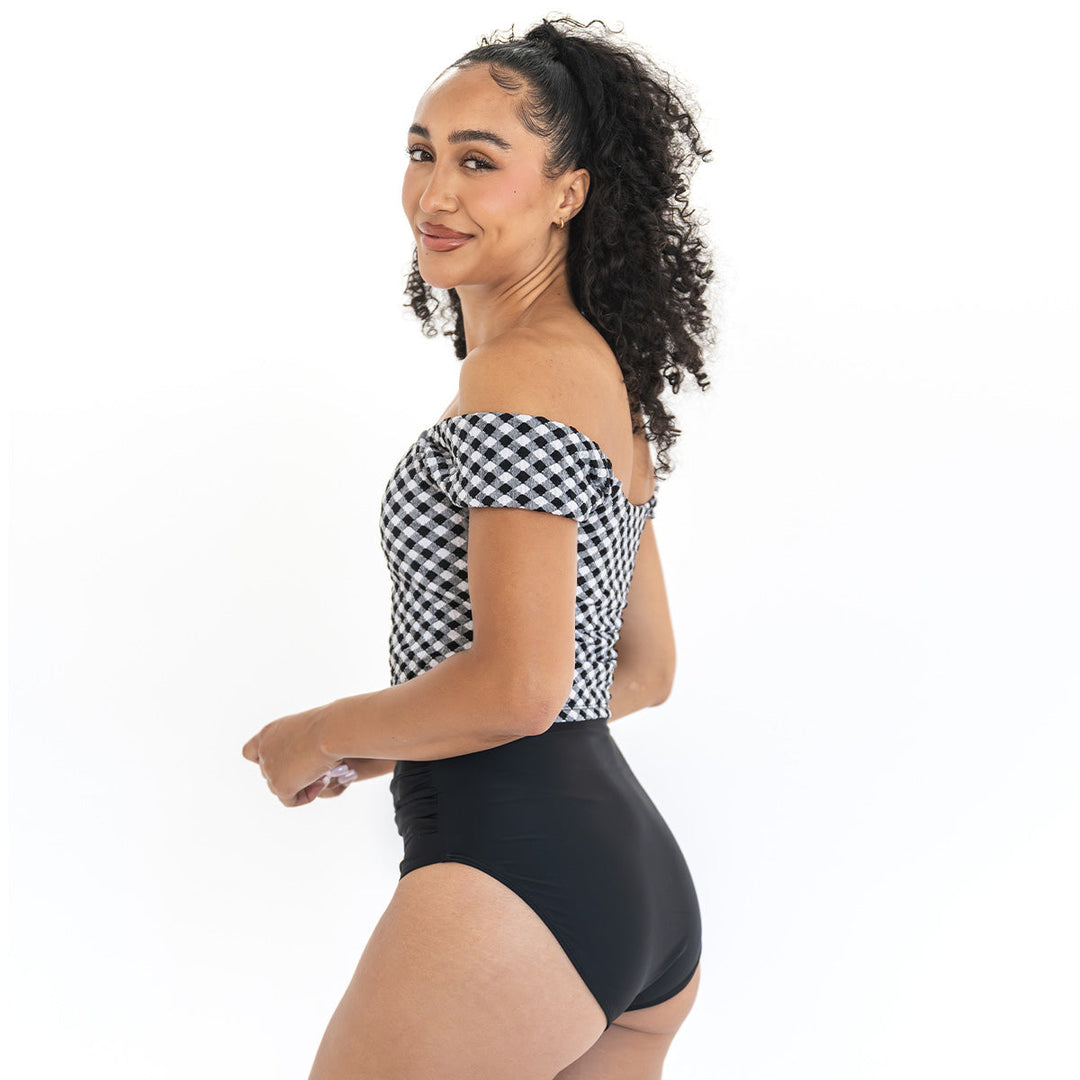 Drop Sleeve Tankini Top