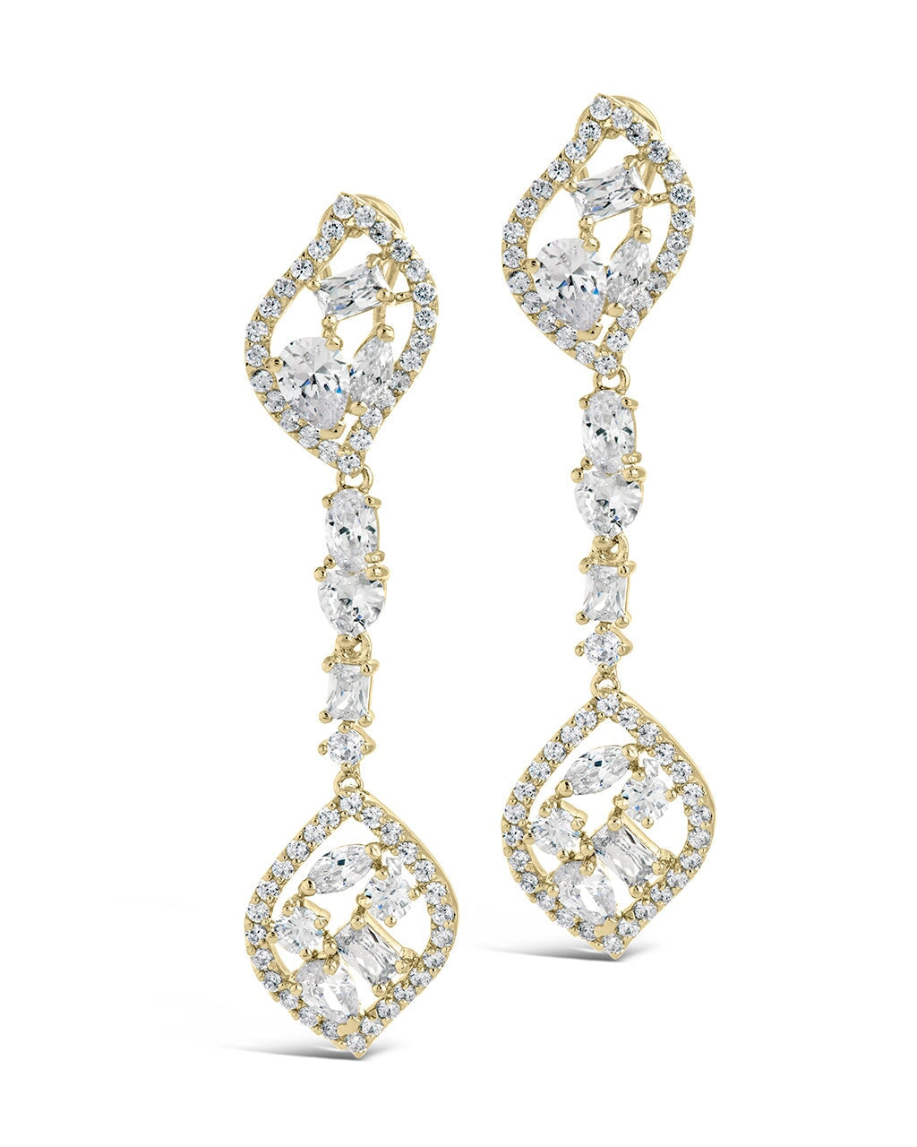 Mariah CZ Drop Earrings