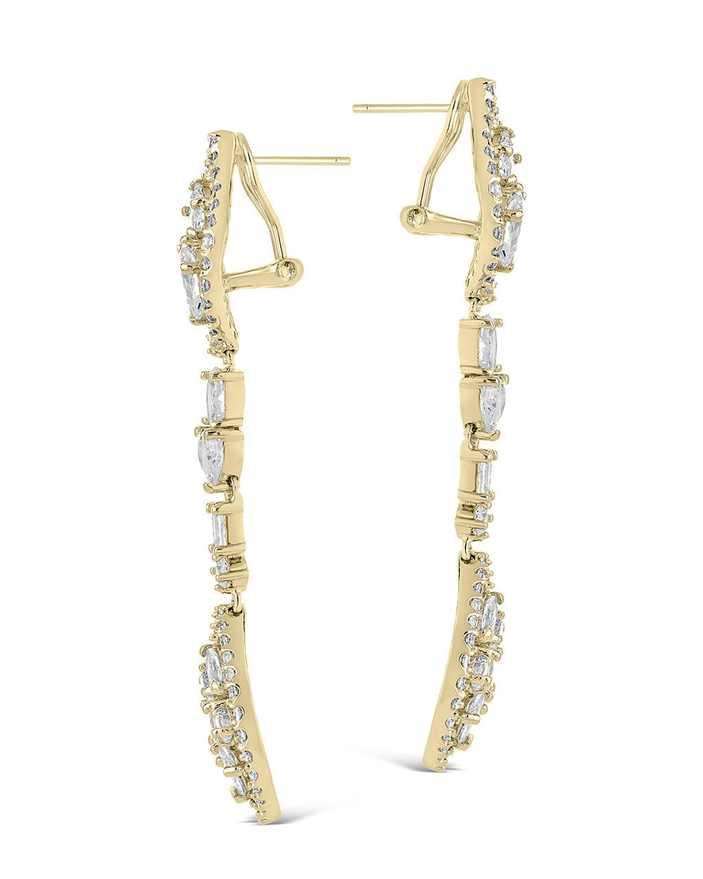 Mariah CZ Drop Earrings