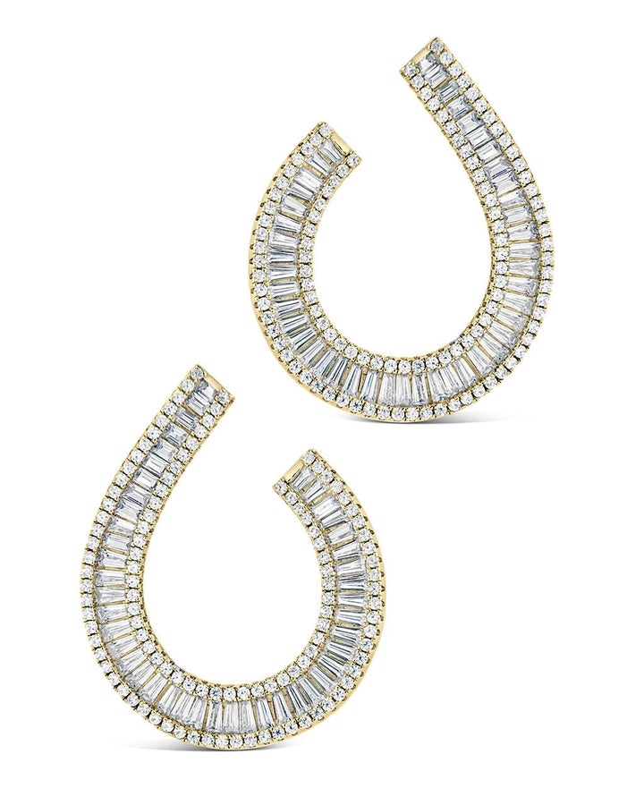 Yasmin CZ Statment Drop Earrings
