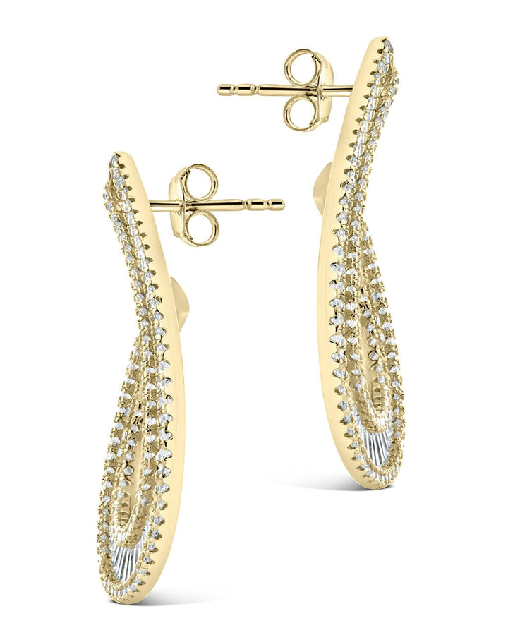 Yasmin CZ Statment Drop Earrings