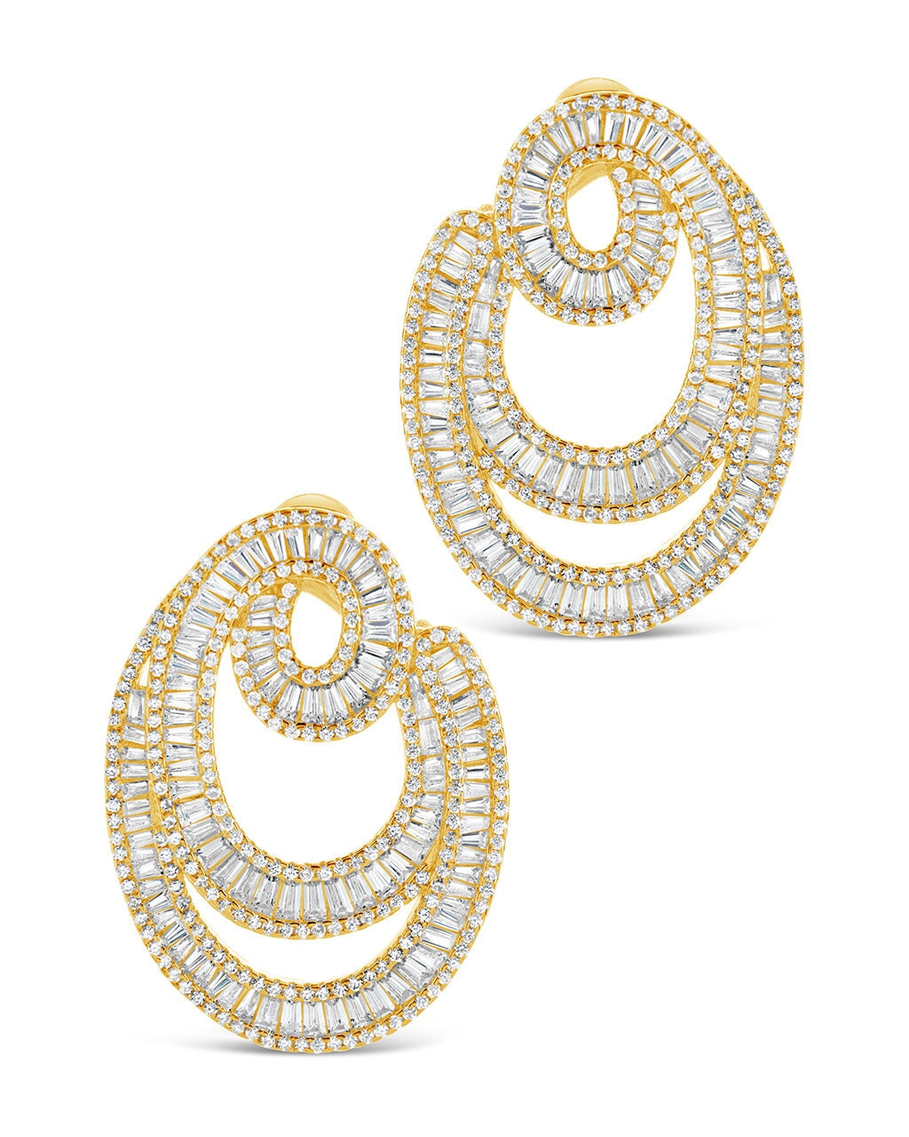 Arie CZ Statement Drop Earrings