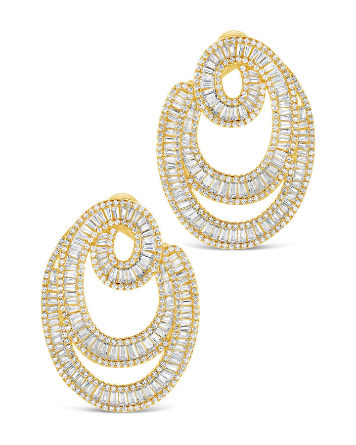 Arie CZ Statement Drop Earrings