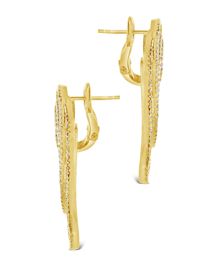 Arie CZ Statement Drop Earrings