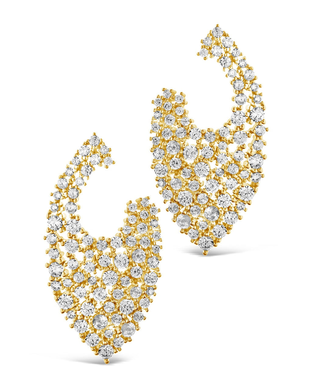 Priscilla CZ Statement Stud Earrings