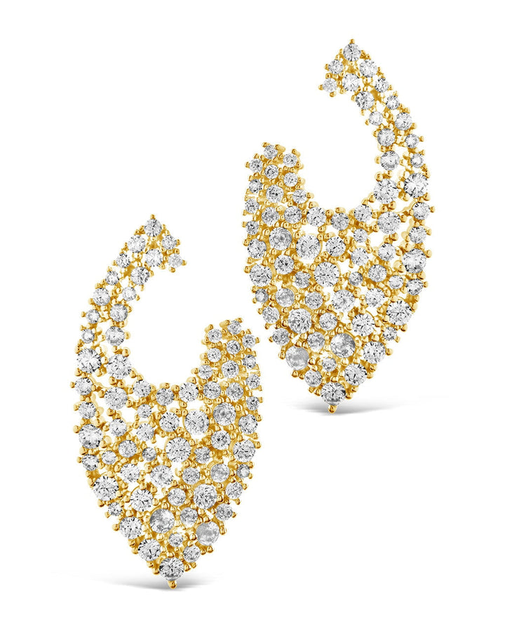 Priscilla CZ Statement Stud Earrings