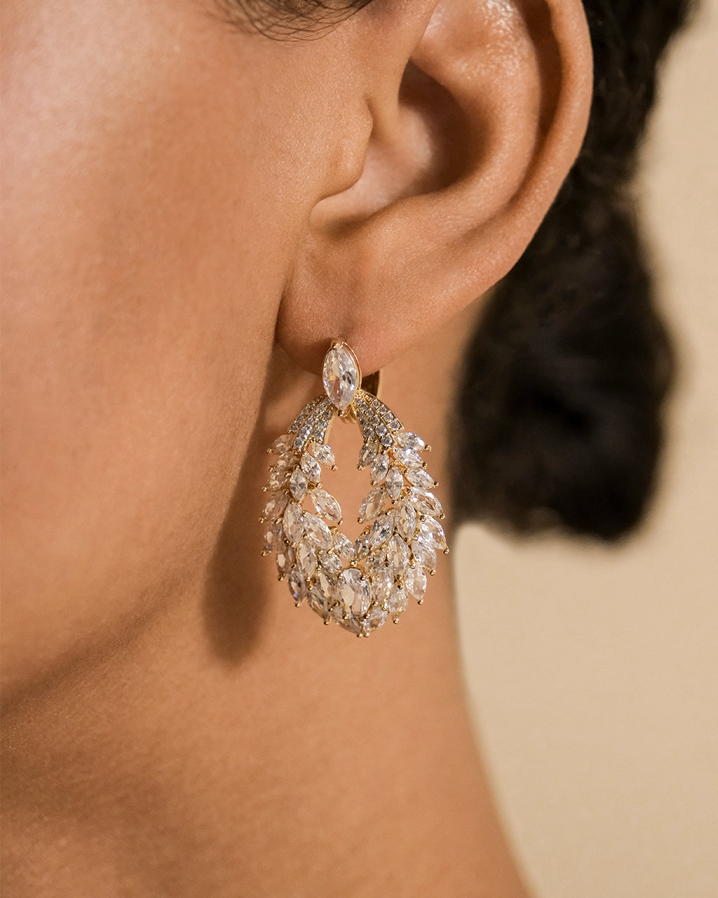 Giuliana Statement CZ Drop Earring