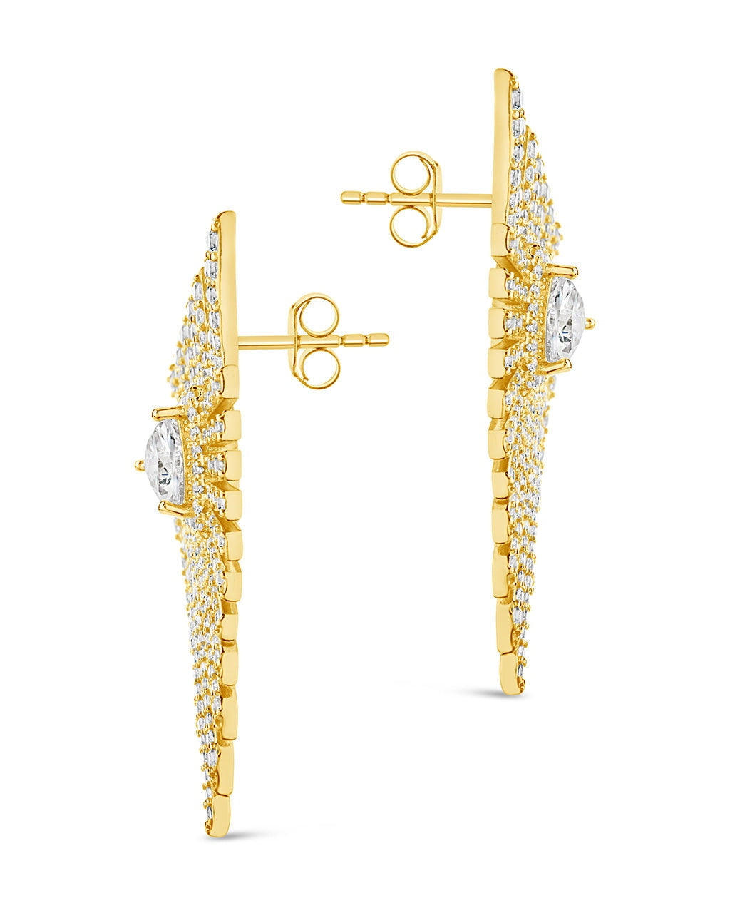 Rosanne CZ Statement Stud Earrings