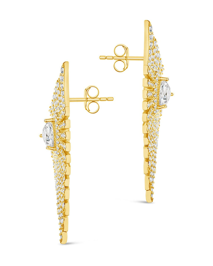 Rosanne CZ Statement Stud Earrings