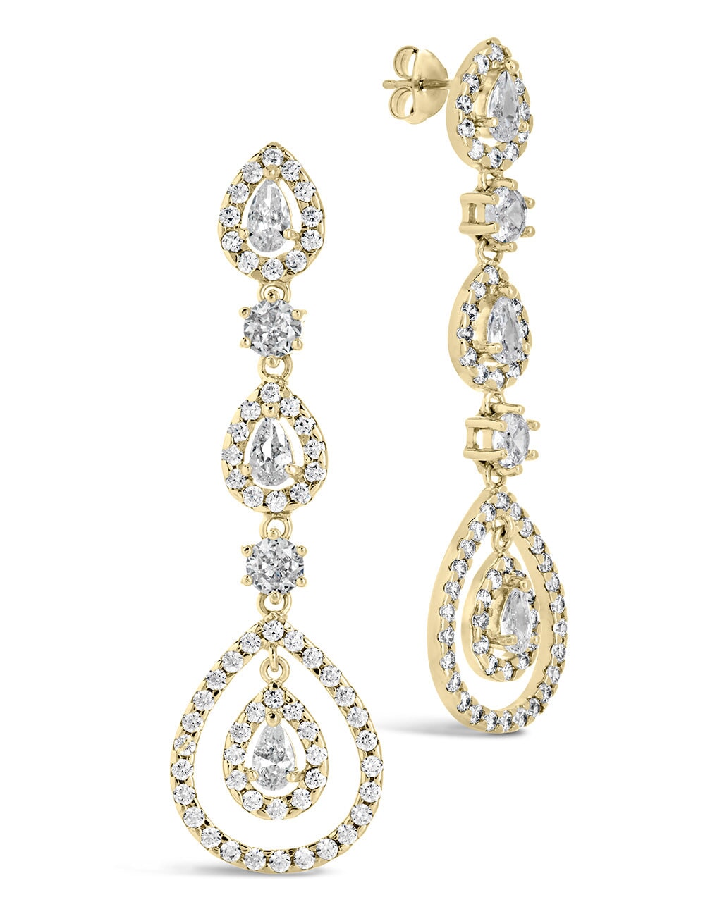 Meryl CZ Drop Earrings