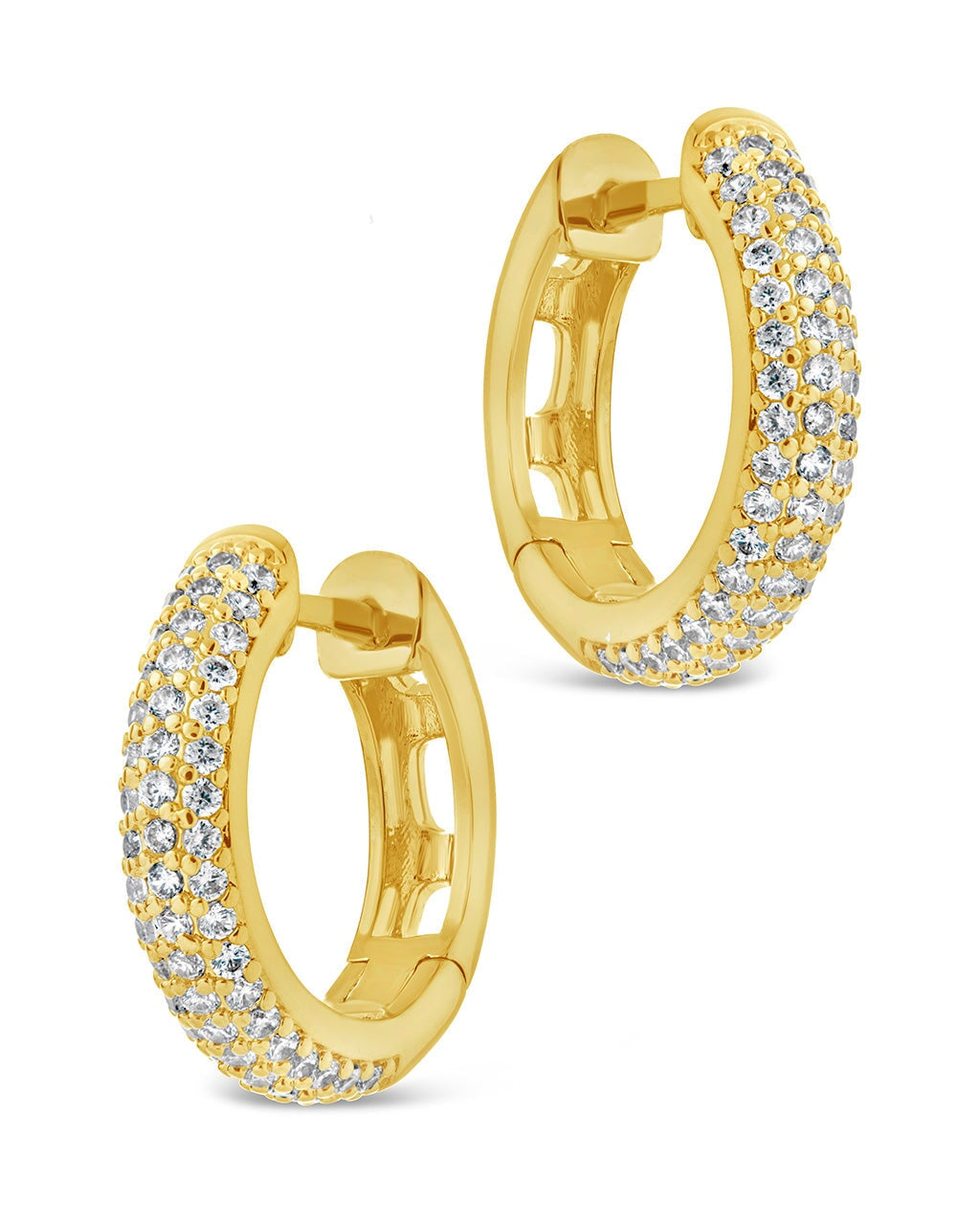 Raquel CZ Micro Hoop Earrings