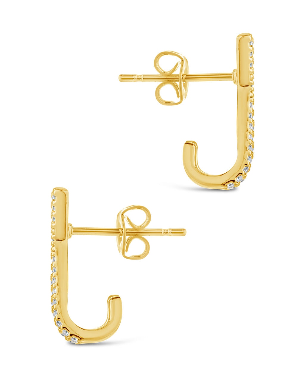 Katie CZ Cross Stud Earrings