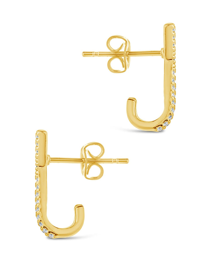 Katie CZ Cross Stud Earrings