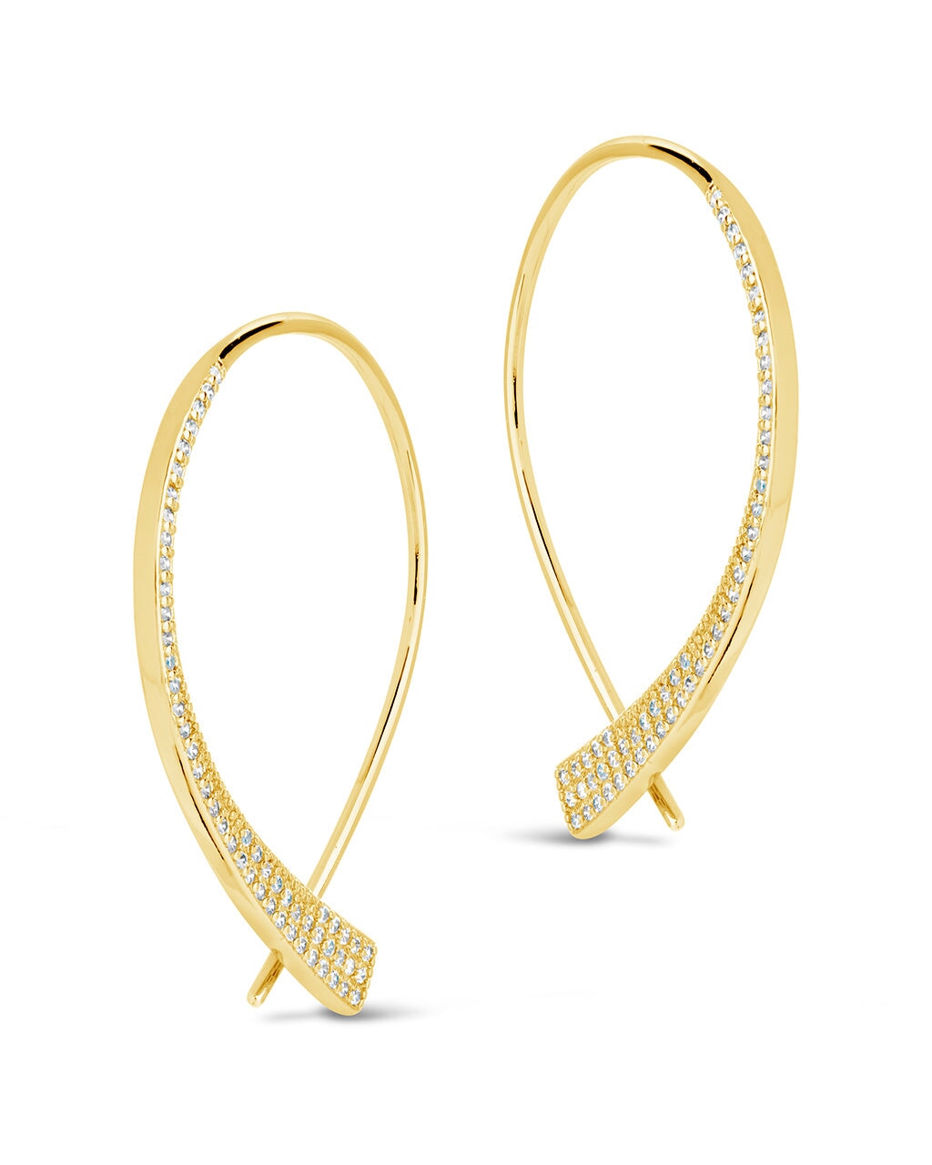 Carlotta CZ Threader Earrings