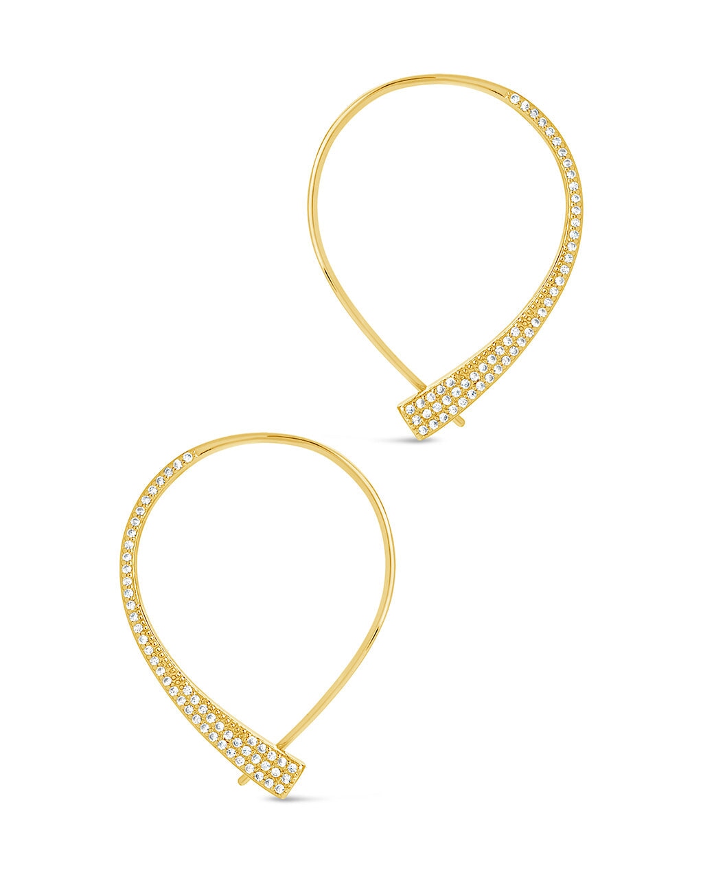 Carlotta CZ Threader Earrings