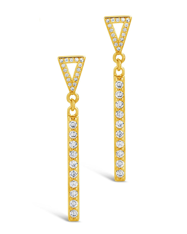 Kiki CZ Drop Stud Earrings