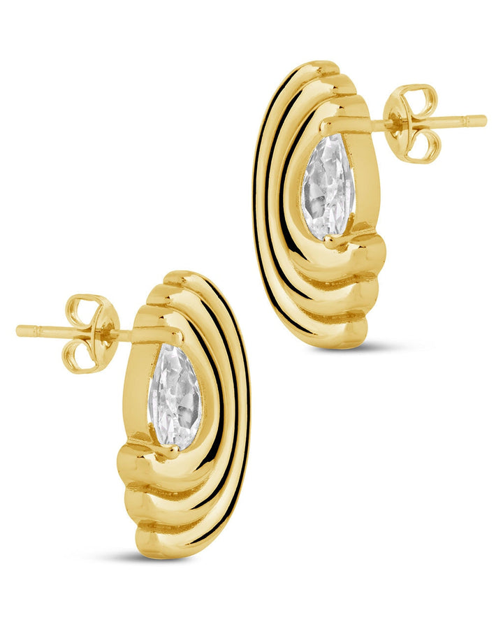 Kouign Amann CZ Stud Earrings