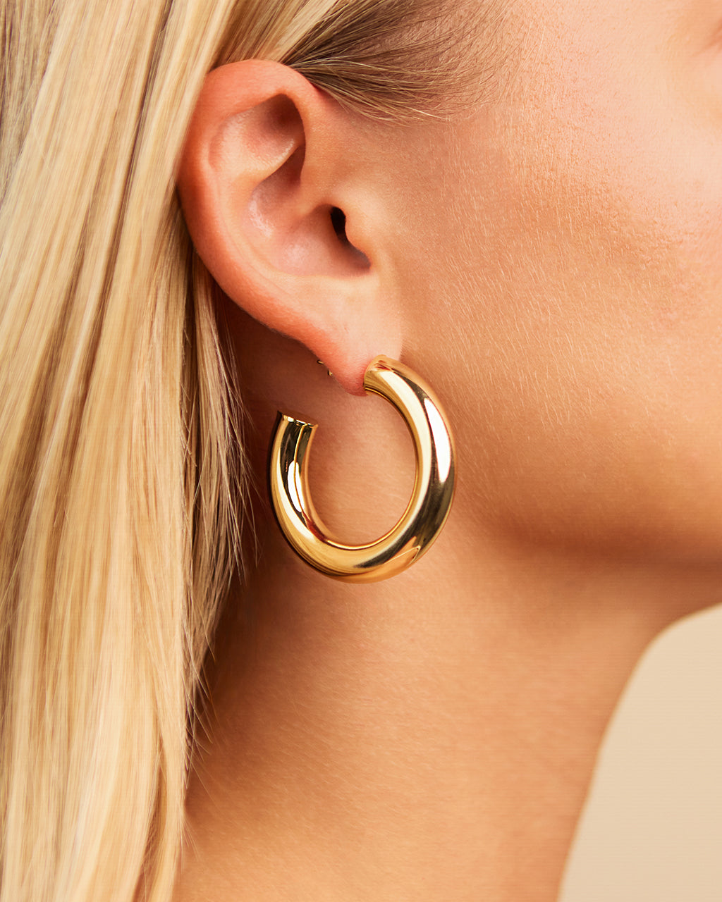Thick Hollow Hoops